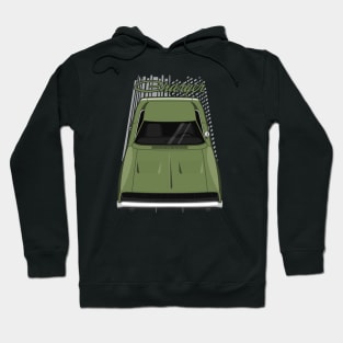 Dodge Charger 1968 - Green Hoodie